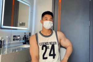 戴口罩的山东壮男运动小哥，这也太粗壮了-大壹博客