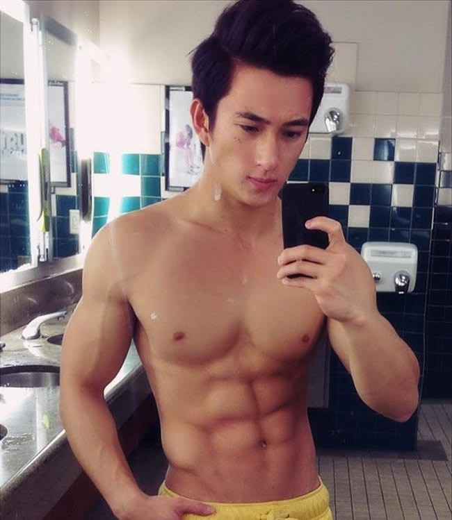 美国亚裔肌肉男模健身帅哥Sonnie Nye