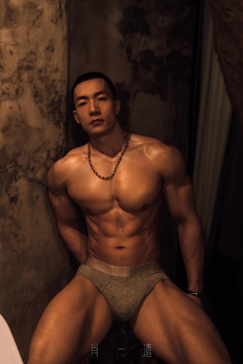 性感肌肉男模健身帅哥devil-lee1002 肖一遣作品