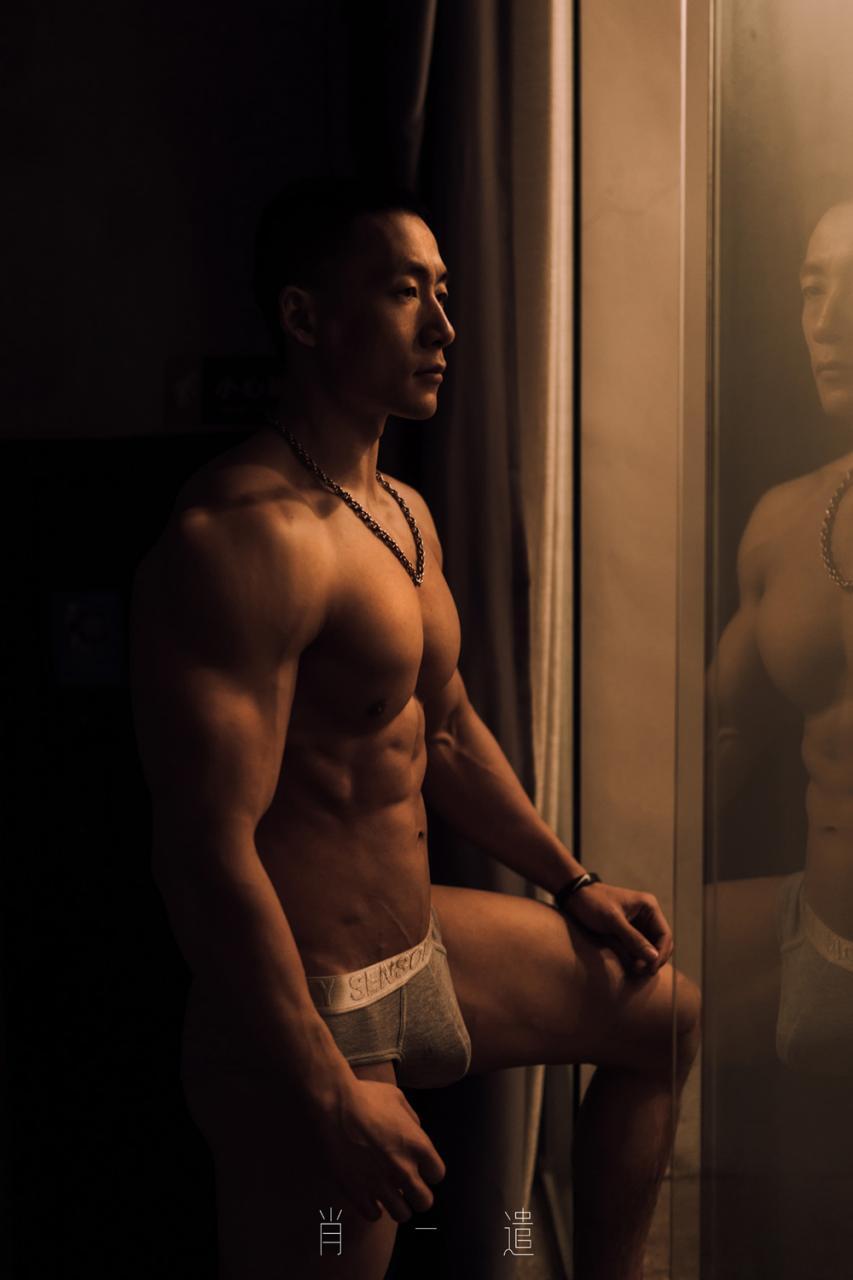 性感肌肉男模健身帅哥devil-lee1002 肖一遣作品