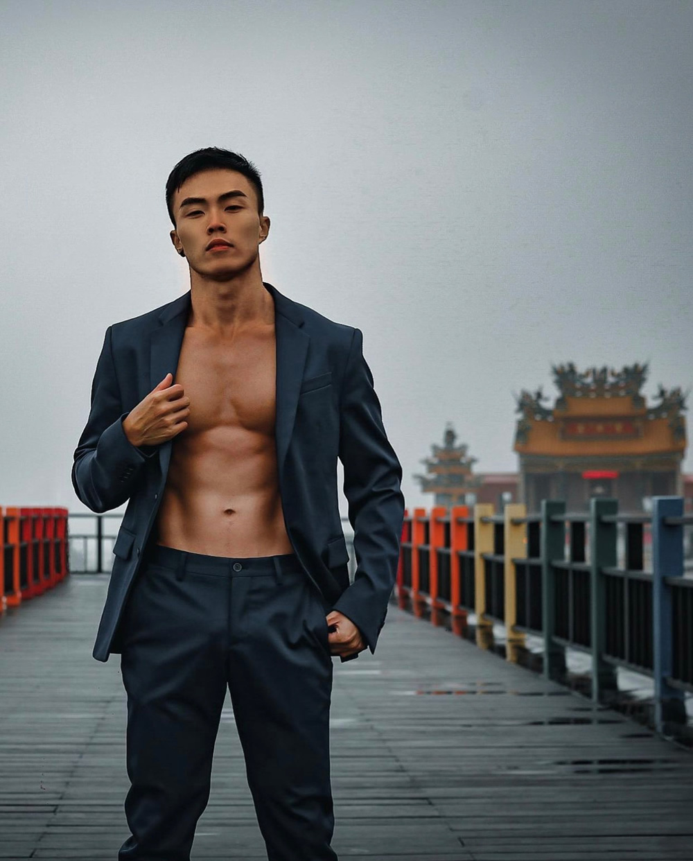 中国台湾健身男模Hank写真 摄影师stefan168cm