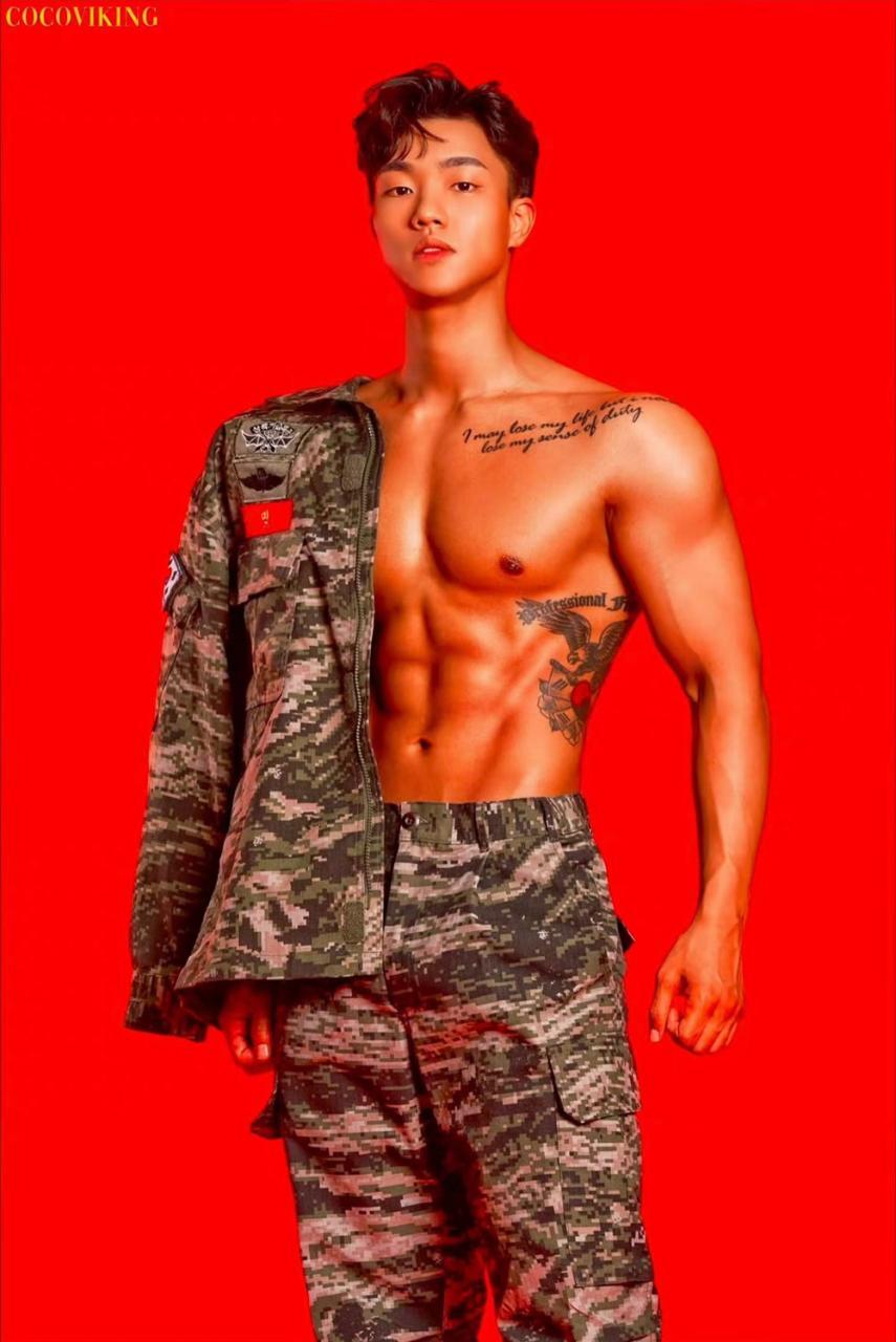韩国健体运动员肌肉帅哥男模will.sminsu