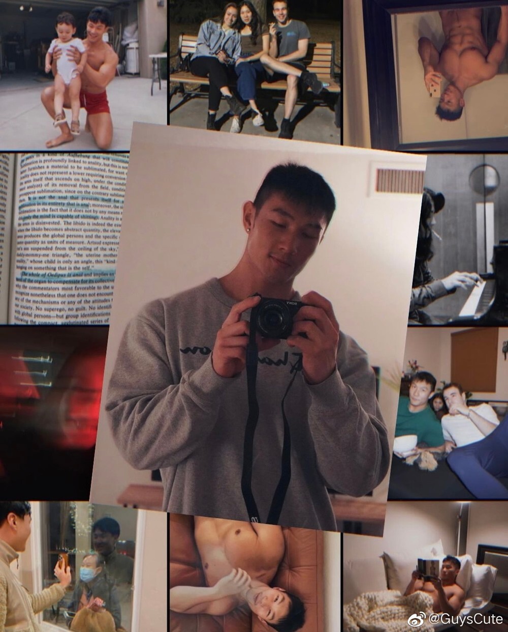 美籍华人肌肉男模帅哥MarshallMa马肖