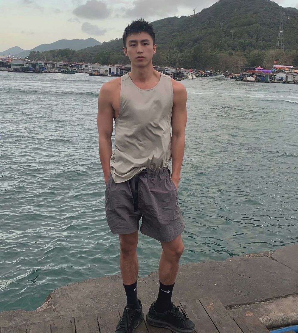 国产健身帅哥薄肌肌肉帅哥小狼狗维克多vic-大壹博客