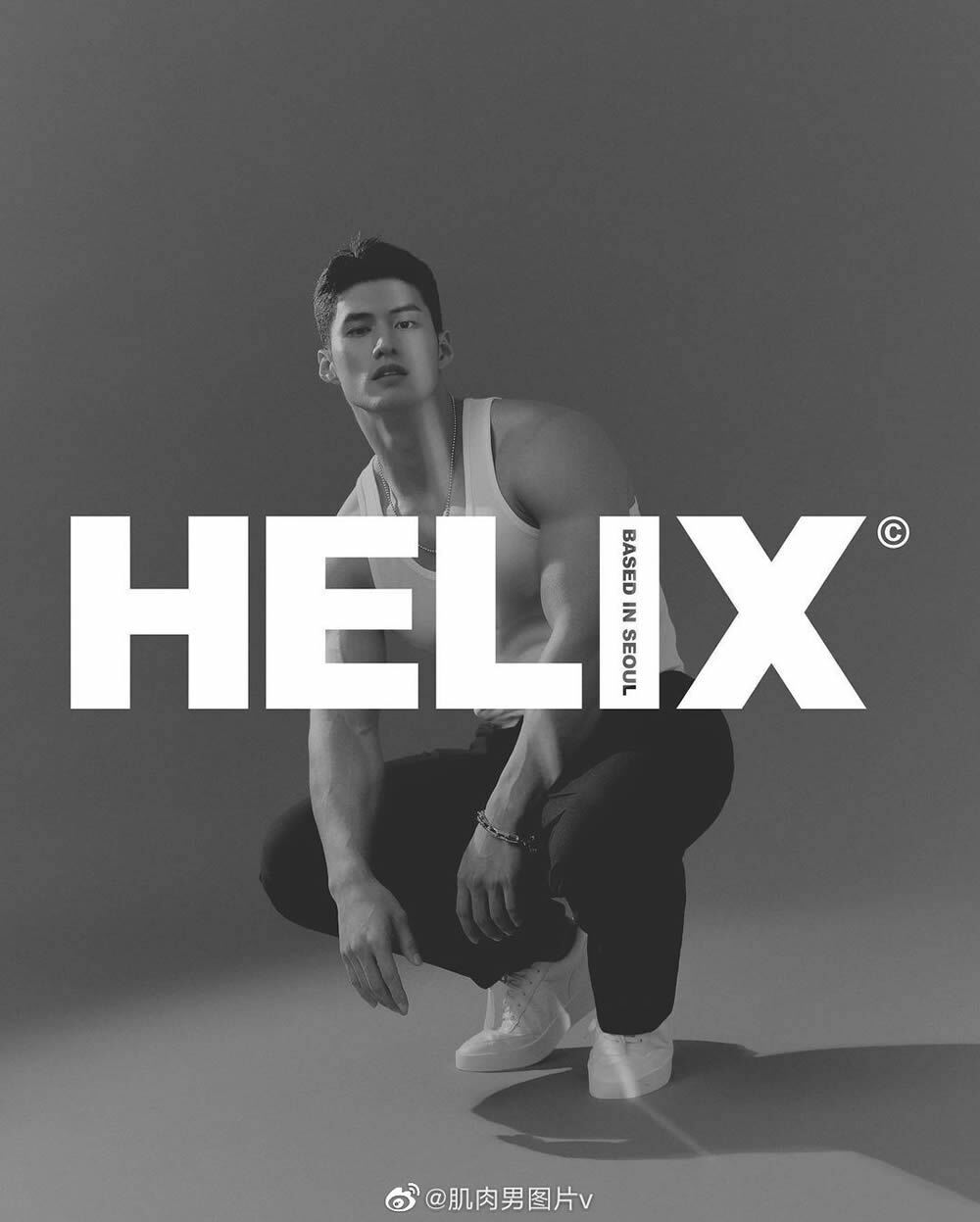 颜值一流的韩国肌肉帅哥欧巴内裤男模写真