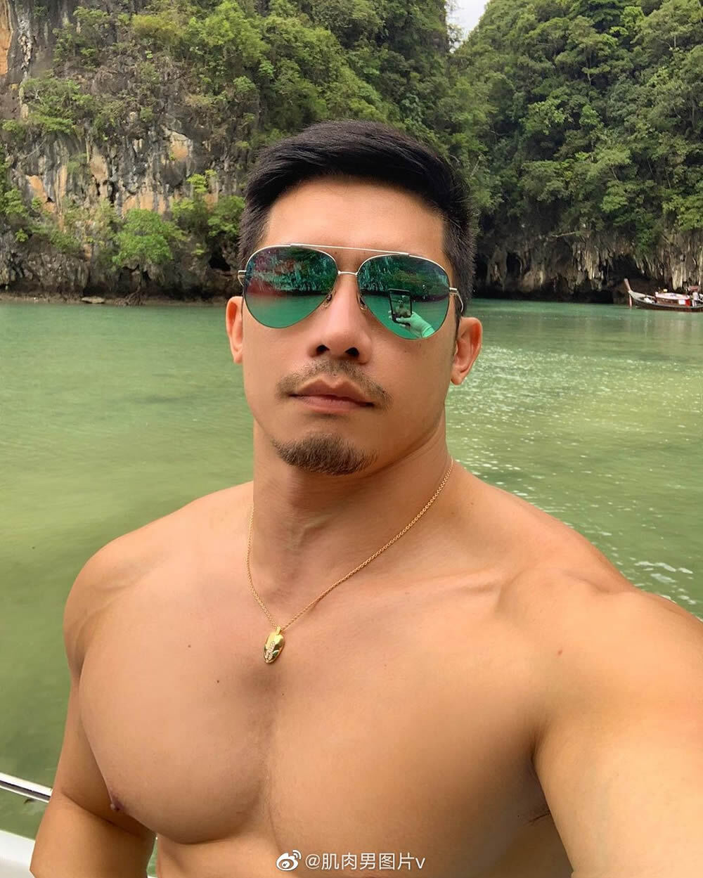 东南亚肌肉男熟男小叔健身型男jeansashi88