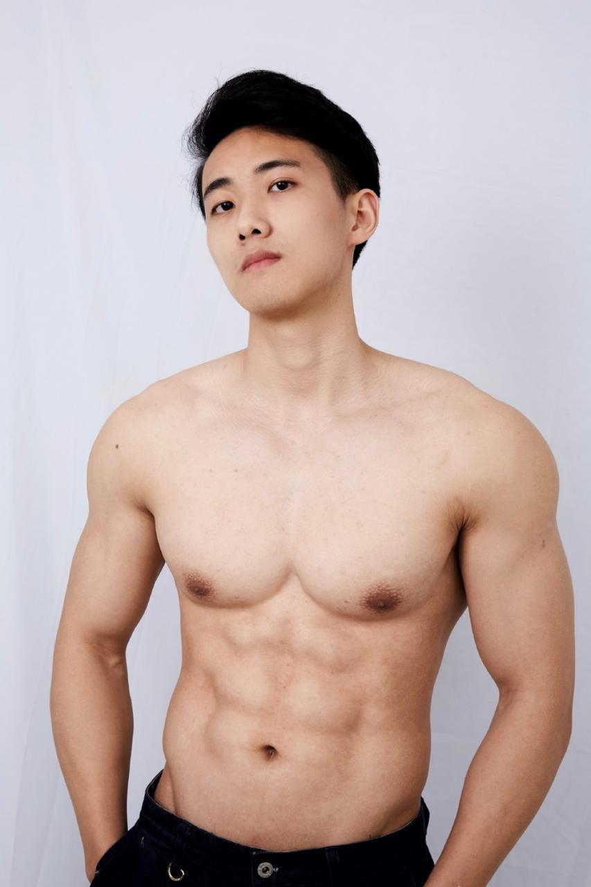 国产健身肌肉帅哥小王正太Jason