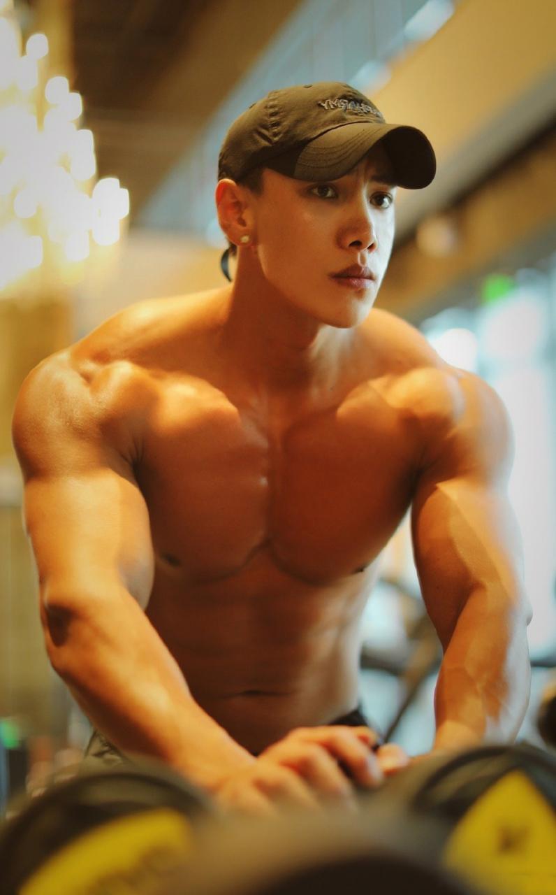 高大健壮肌肉帅哥体育生运动员 摄影师雷爷作品
