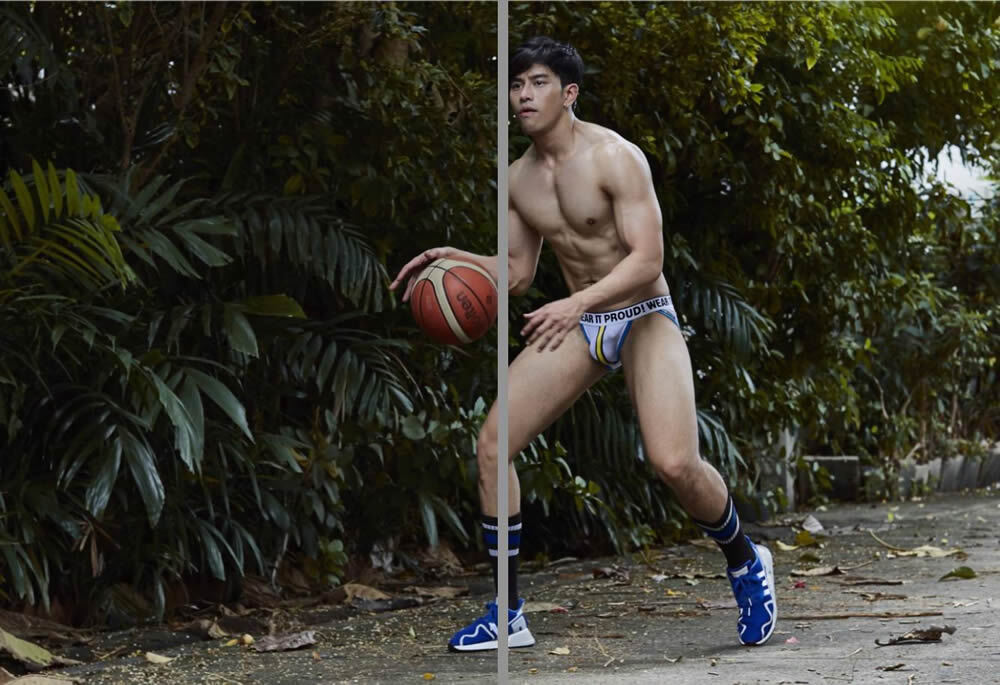 泰国Nogrid Men杂志机车帅哥健身肌肉男