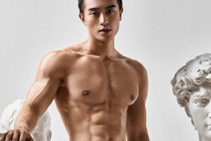 谢梓秋作品:身材很棒的国产肌肉帅哥健身男模-大壹博客