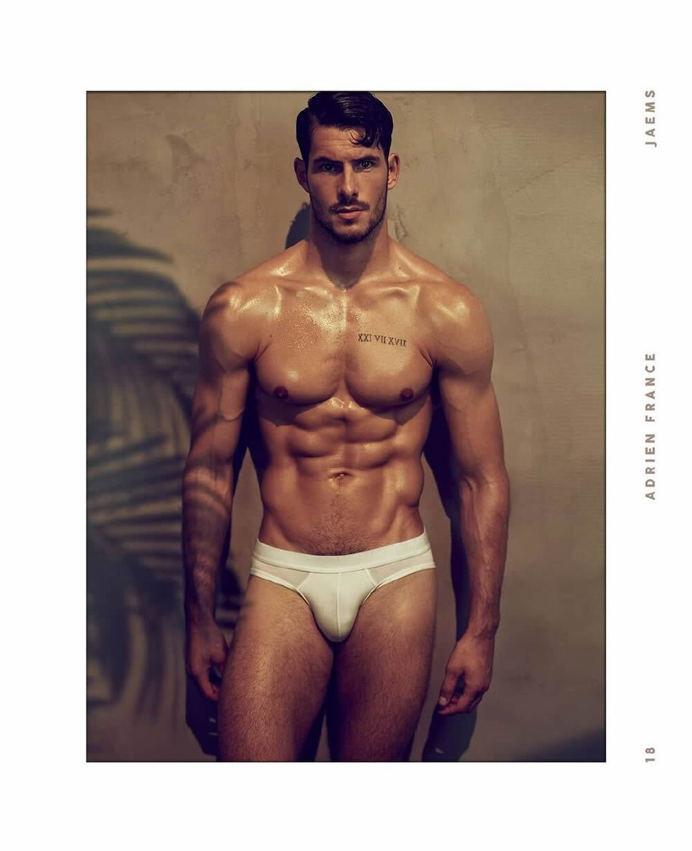 法国天才帅哥肌肉男模Adrien France