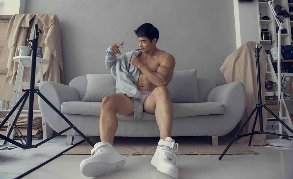 越南网红男模健身肌肉帅哥Le Van Tien