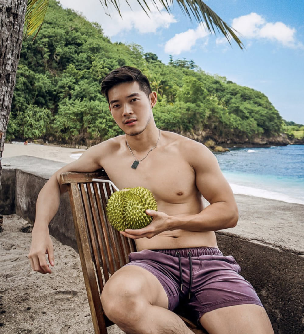 印度尼西亚阳光肌肉胡渣帅哥leezhelong