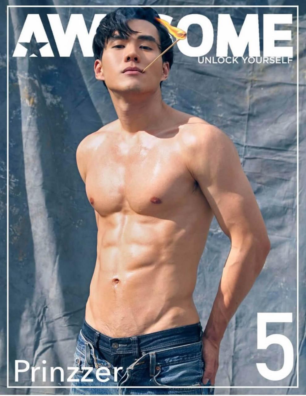 泰国健身教练肌肉帅哥Prinzzer出镜Awesome 5