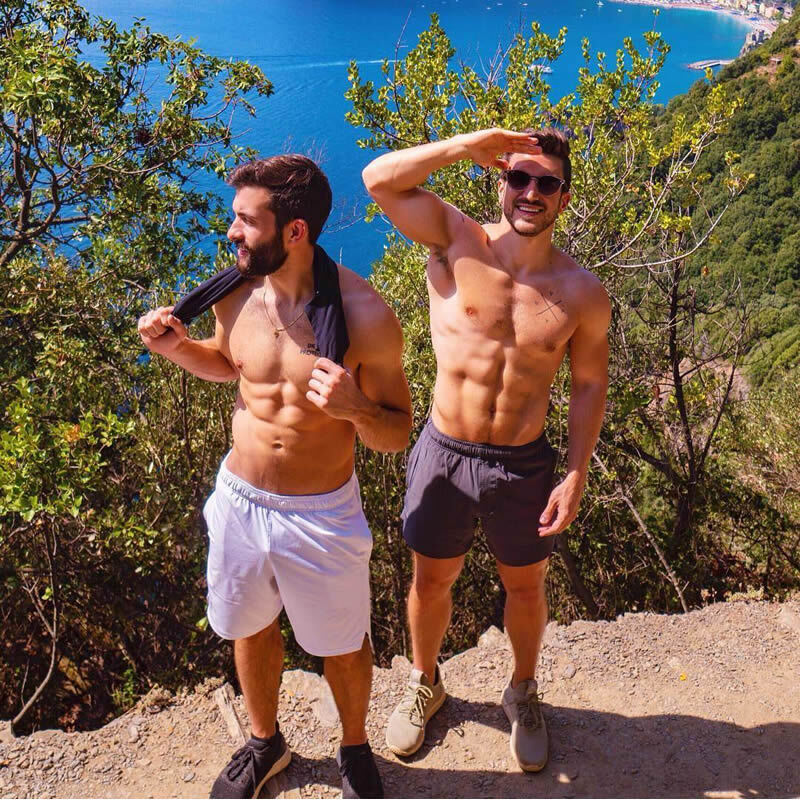 美国高颜值肌肉帅哥Justin & Nick
