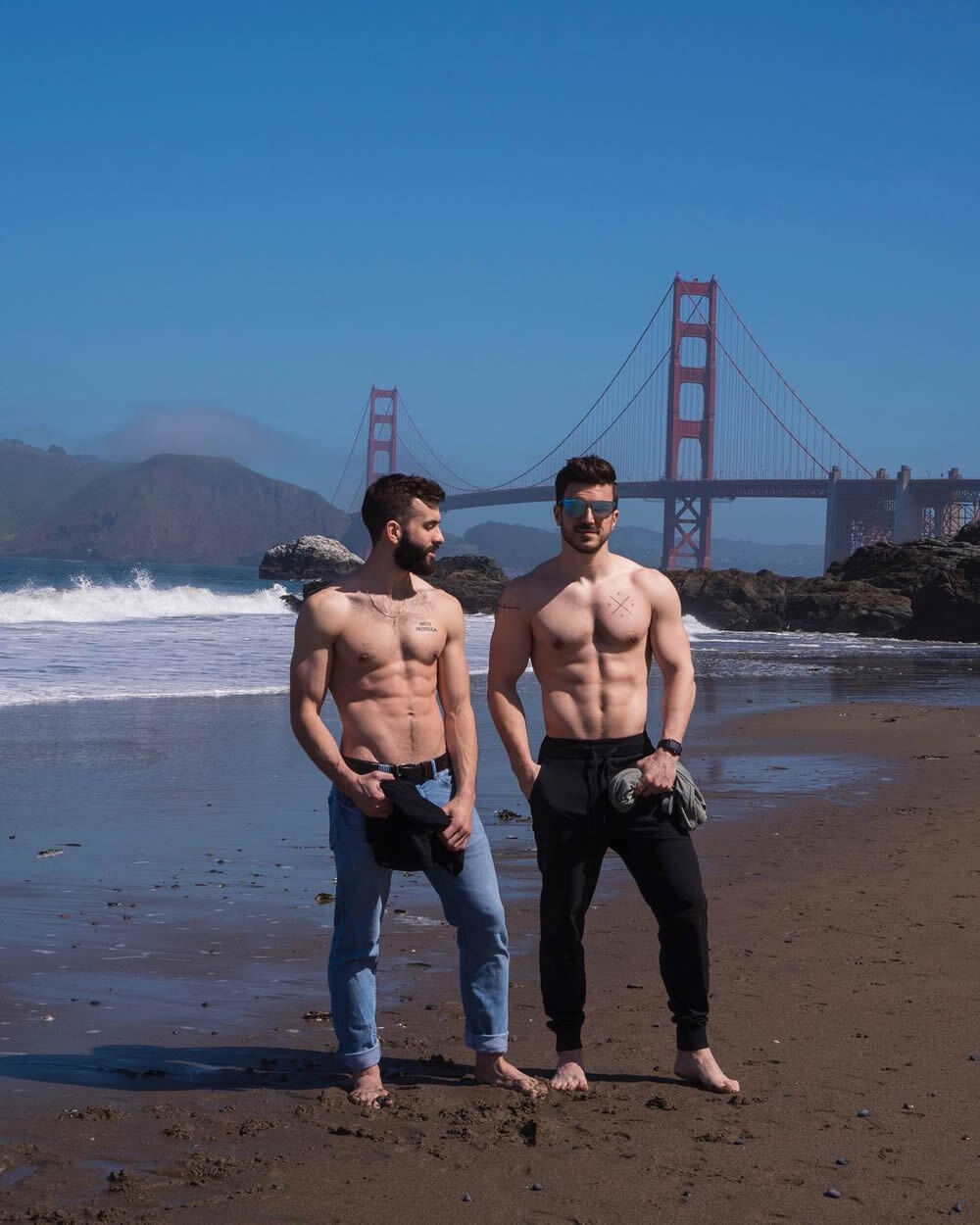 美国高颜值肌肉帅哥Justin & Nick