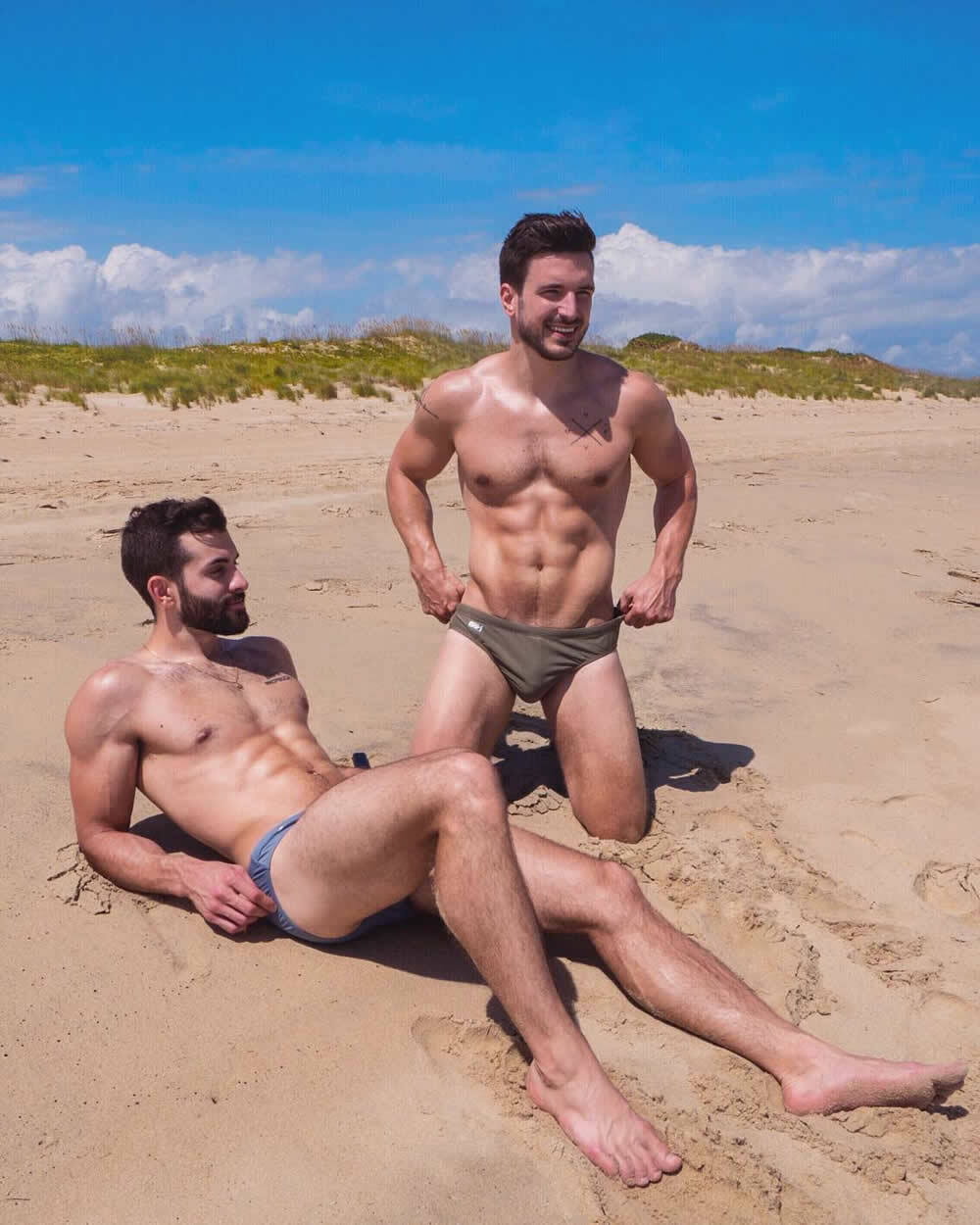 美国高颜值肌肉帅哥Justin & Nick