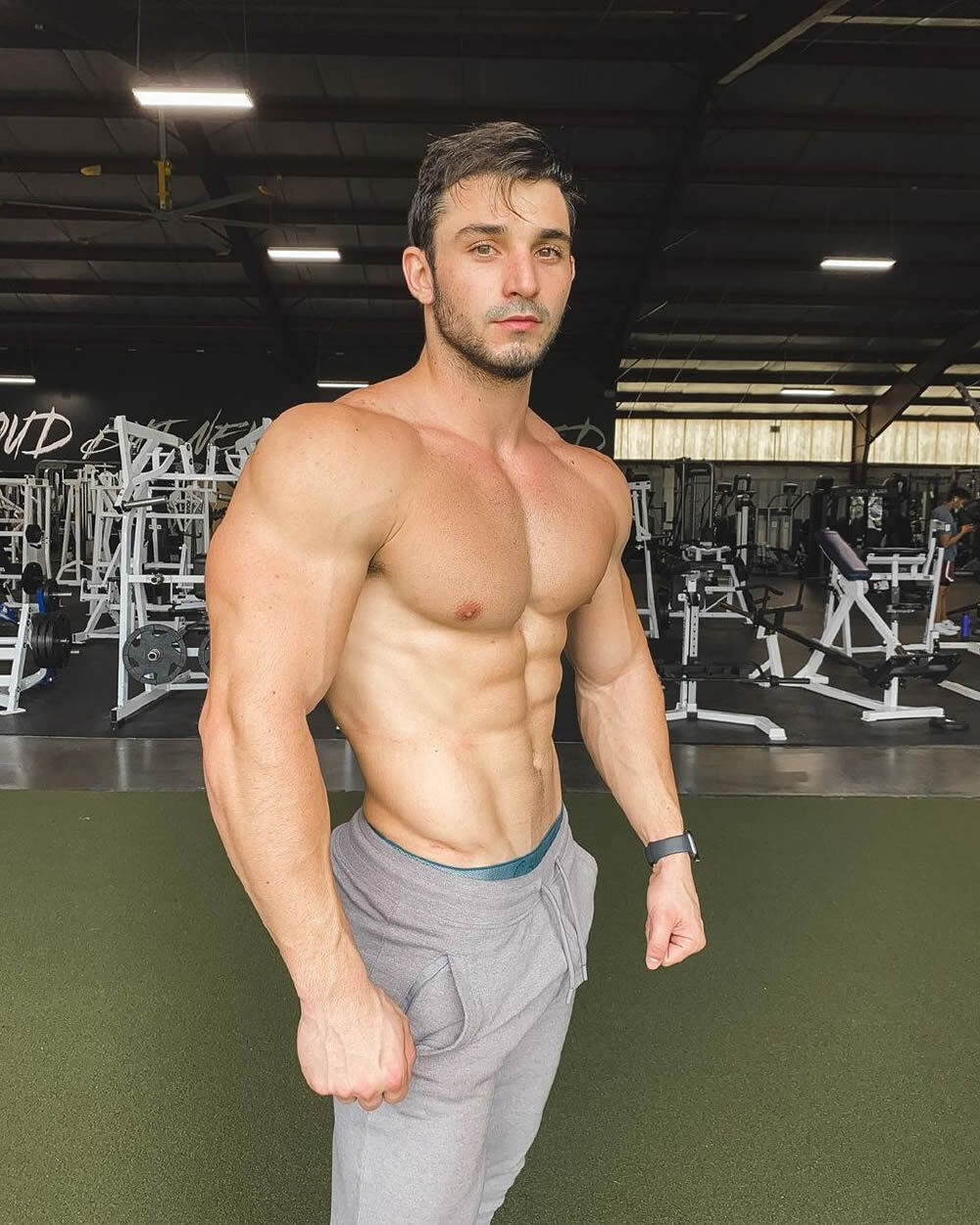 欧美健美运动员肌肉帅哥Justin Howells