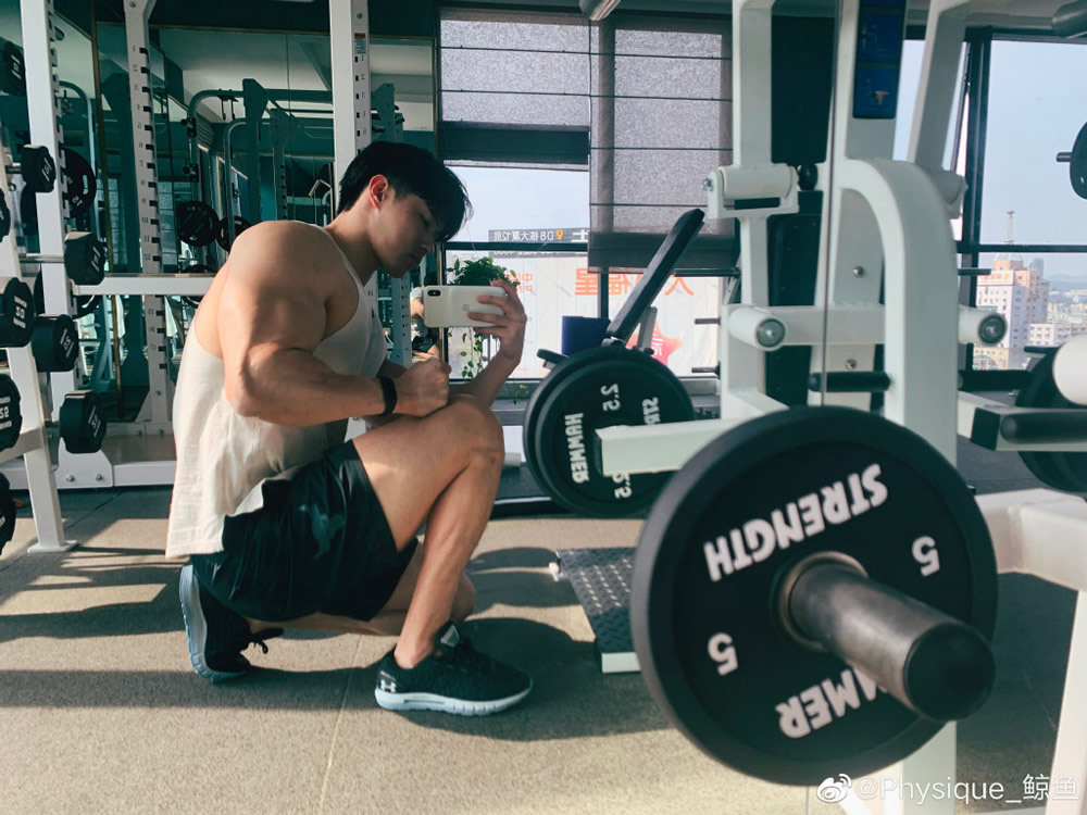 健身榜样Physique_鲸鱼 国产健身肌肉帅哥