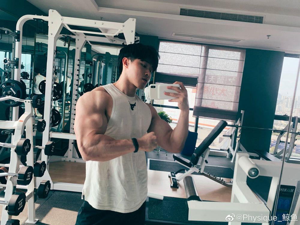 健身榜样Physique_鲸鱼 国产健身肌肉帅哥