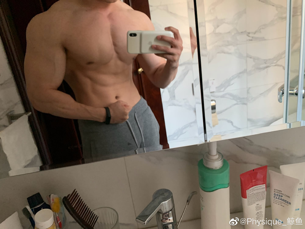 健身榜样Physique_鲸鱼 国产健身肌肉帅哥