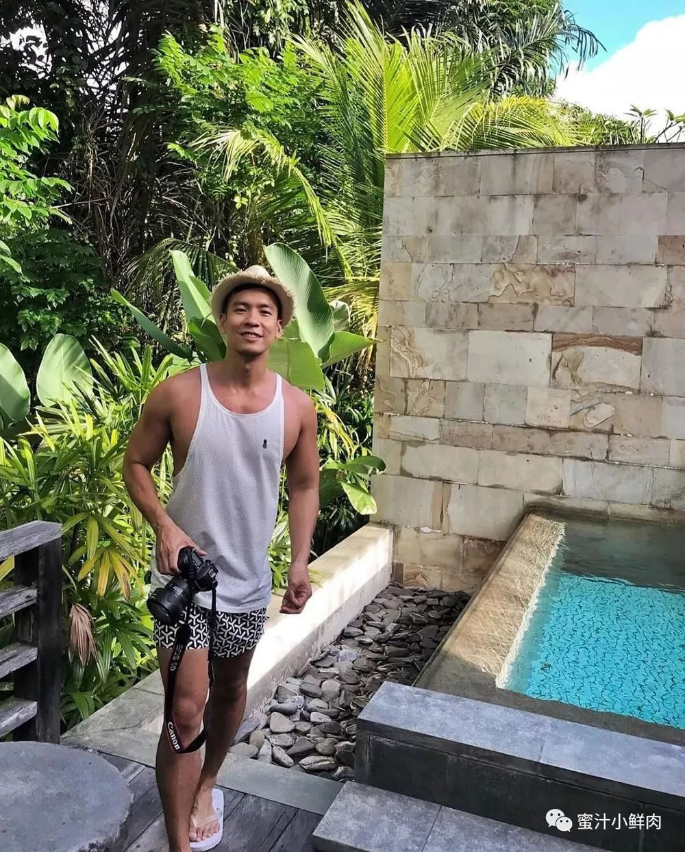 马来西亚肌肉帅哥肌肉熟男小叔SK Low
