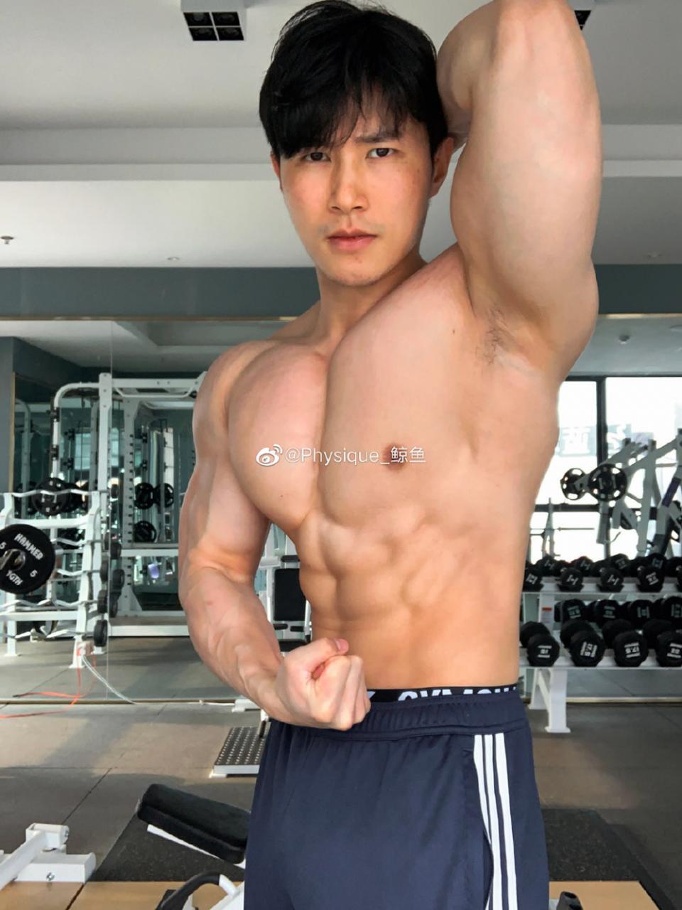 健身榜样Physique_鲸鱼 国产健身肌肉帅哥