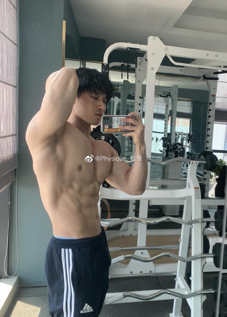 健身榜样Physique_鲸鱼 国产健身肌肉帅哥