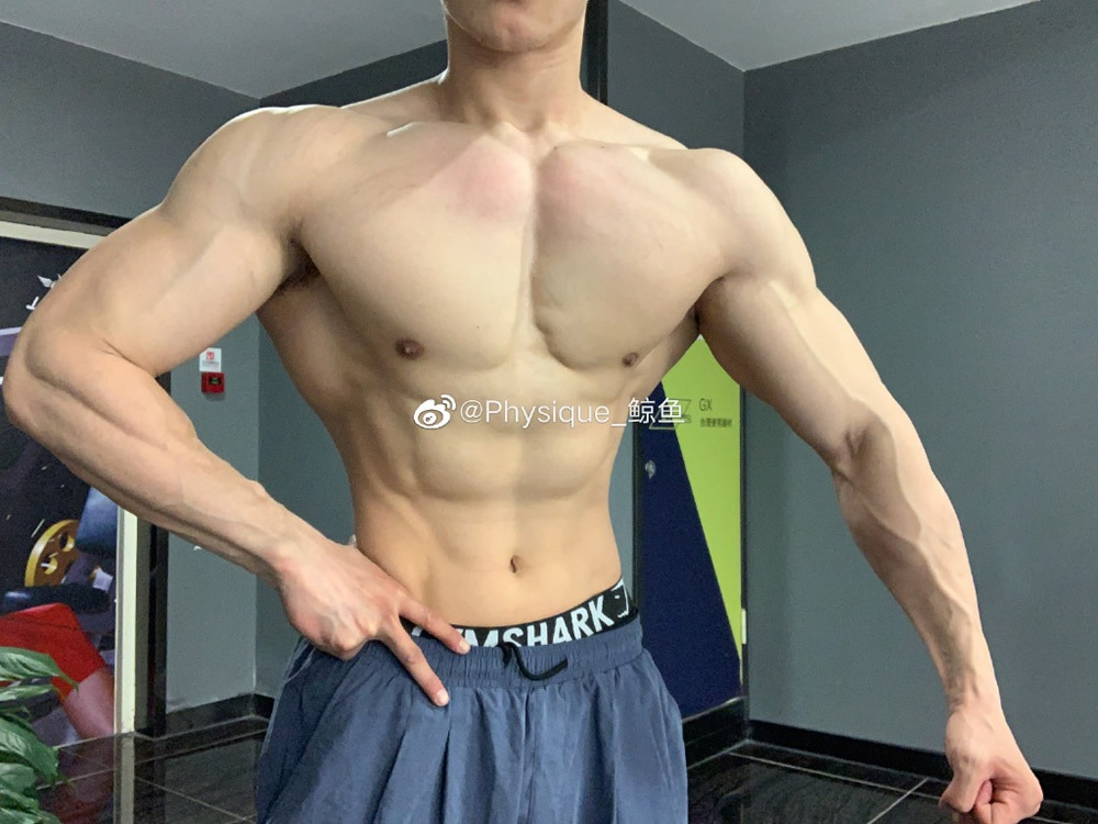 健身榜样Physique_鲸鱼 国产健身肌肉帅哥