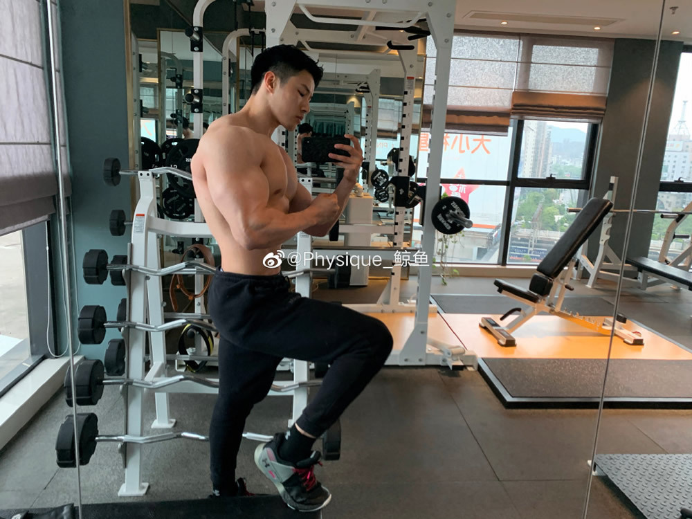 健身榜样Physique_鲸鱼 国产健身肌肉帅哥