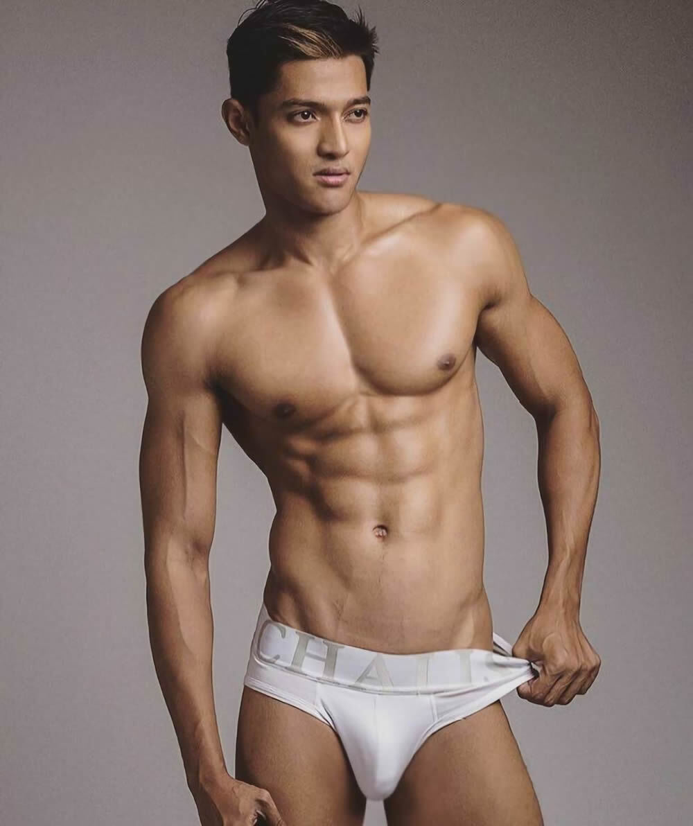 缅甸肌肉男模健身帅哥万国先生Htoo ant lwin