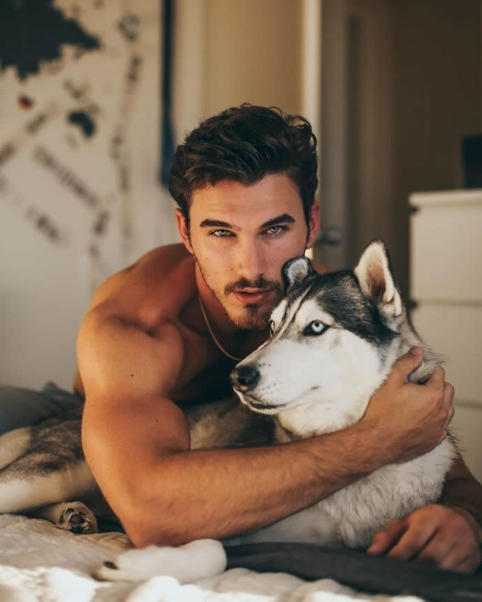 洛杉矶小狼狗肌肉男模Michael Yerger写真-大壹博客
