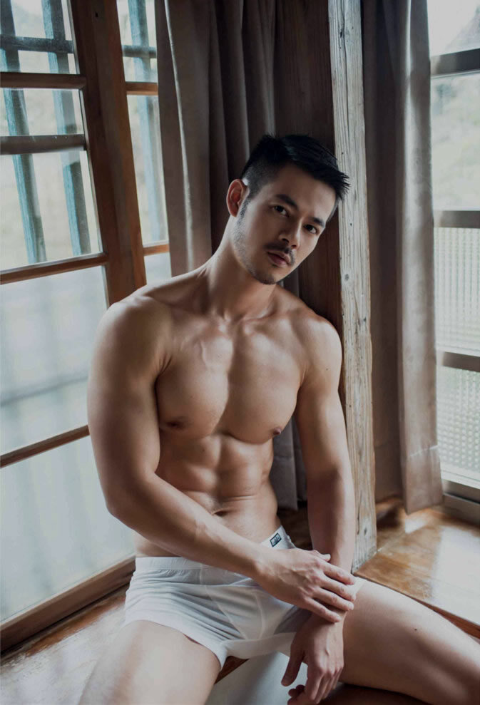 中国台湾混血男模萧郁轩