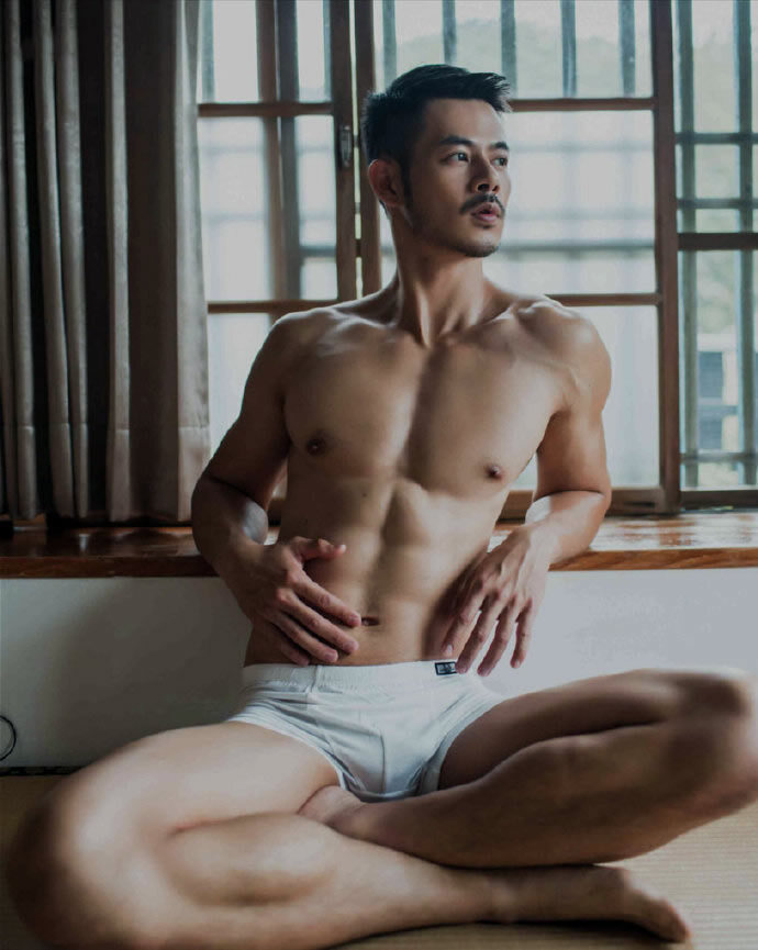 中国台湾混血男模萧郁轩