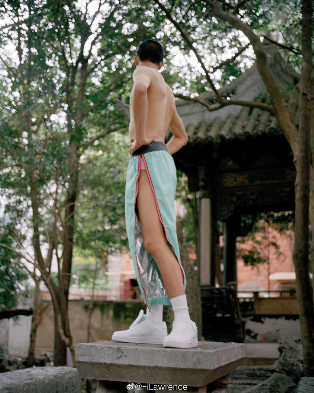Nike官网寸头单眼皮模特徐一飞 传说中的禁欲脸？
