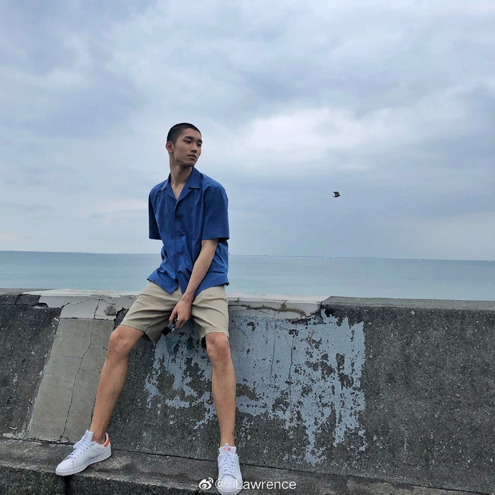 Nike官网寸头单眼皮模特徐一飞 传说中的禁欲脸？