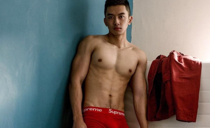 中国肌肉帅哥 小鲜肉肌肉男Jasper Chen