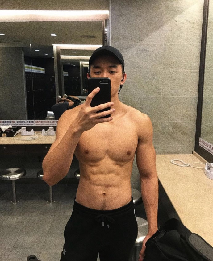 中国肌肉帅哥 小鲜肉肌肉男Jasper Chen