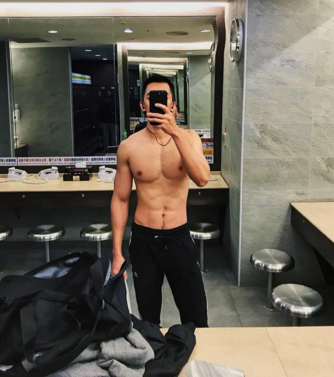 中国肌肉帅哥 小鲜肉肌肉男Jasper Chen