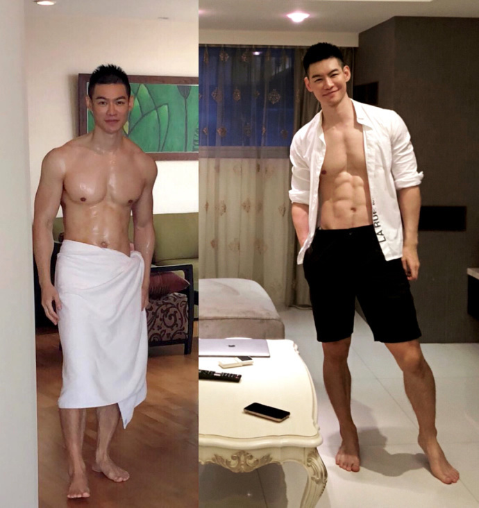 中国台湾肌肉帅哥 来自台北的185的小鲜肉