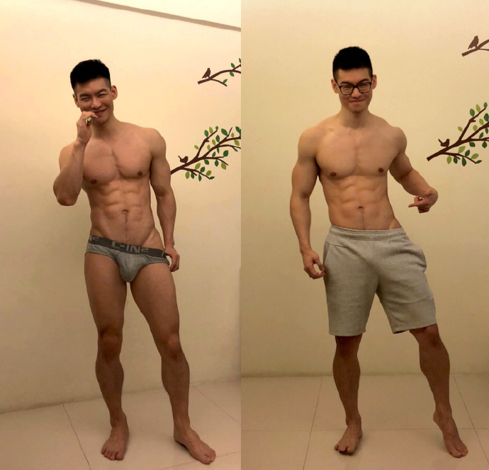 中国台湾肌肉帅哥 来自台北的185的小鲜肉