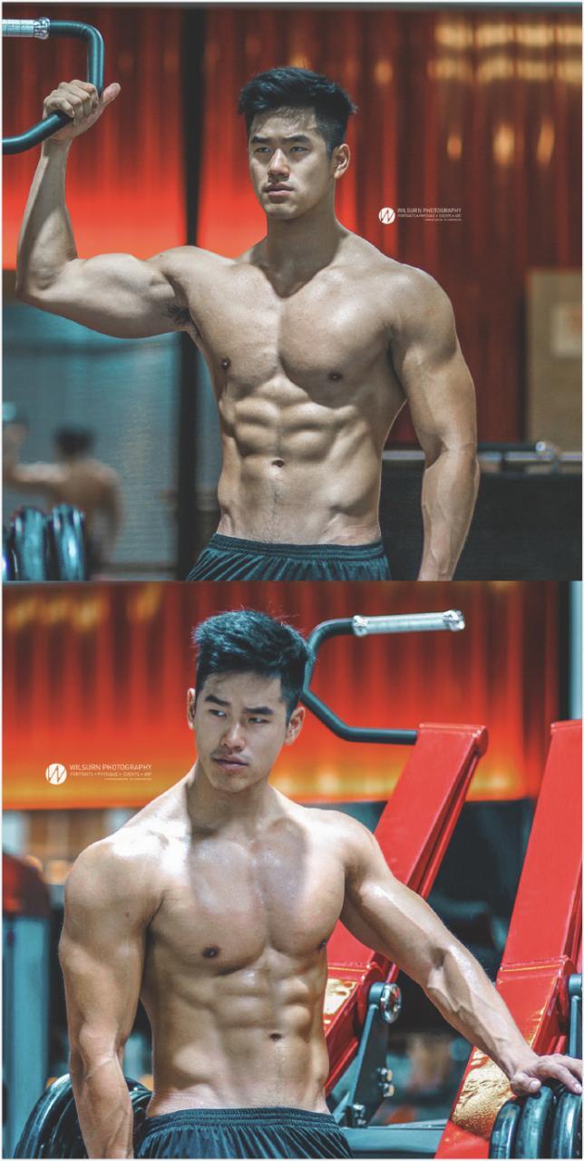 亚裔肌肉男模 Alex Chee