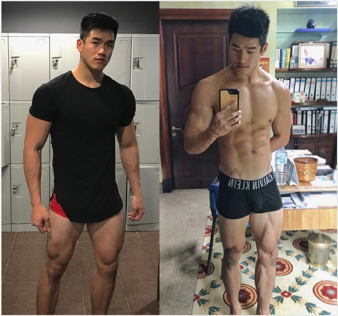 亚裔肌肉男模 Alex Chee