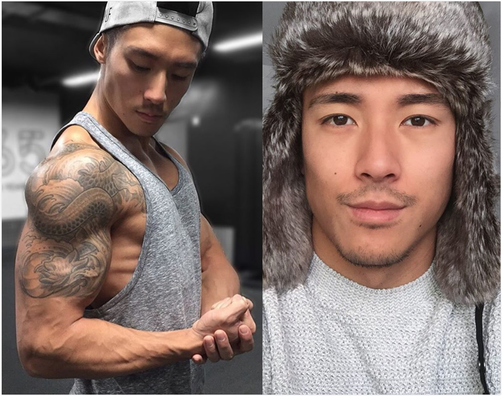 在英国的华人Brendan Lai 肌肉男帅哥