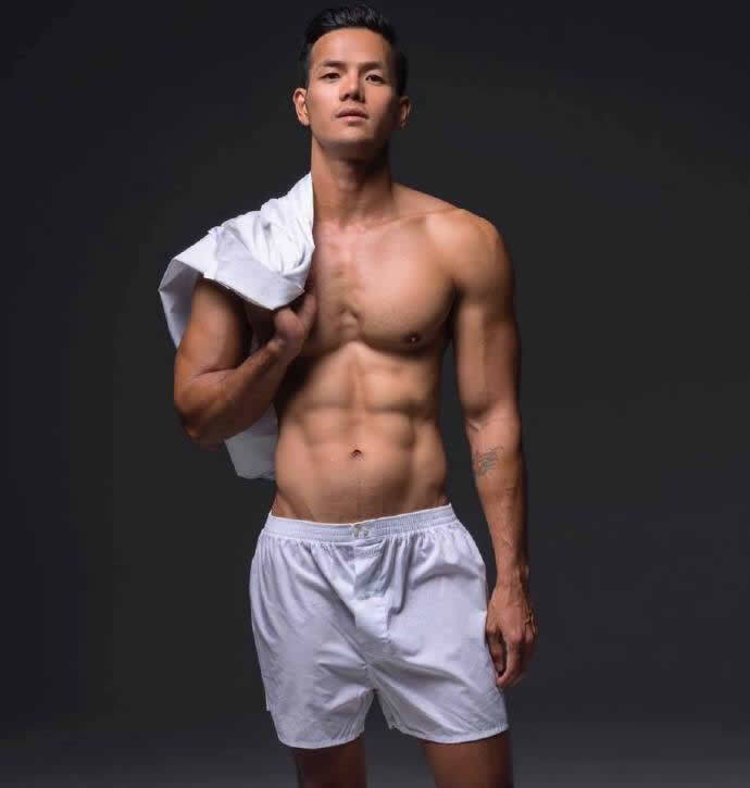 泰国肌肉男模Steven Doan 时尚编辑造型师
