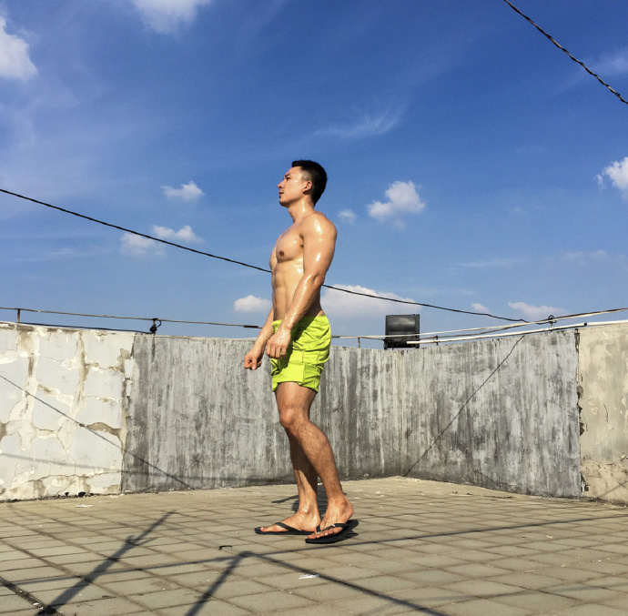 中国湖北肌肉帅哥SolonYang