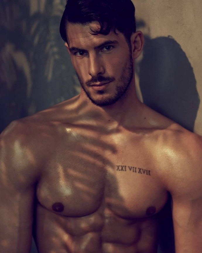 法国肌肉男模Adrien France 鲜肉男转型轻熟男-大壹博客
