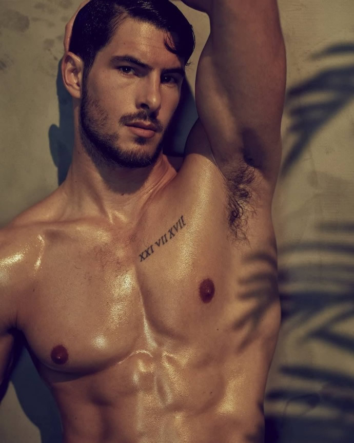 法国肌肉男模Adrien France 鲜肉男转型轻熟男