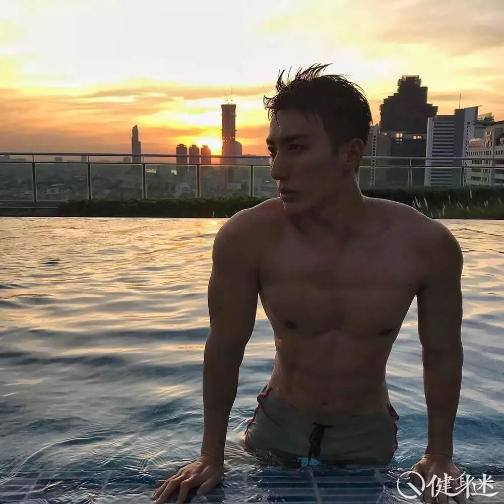 中国肌肉男模赵亮：不可言喻的帅气