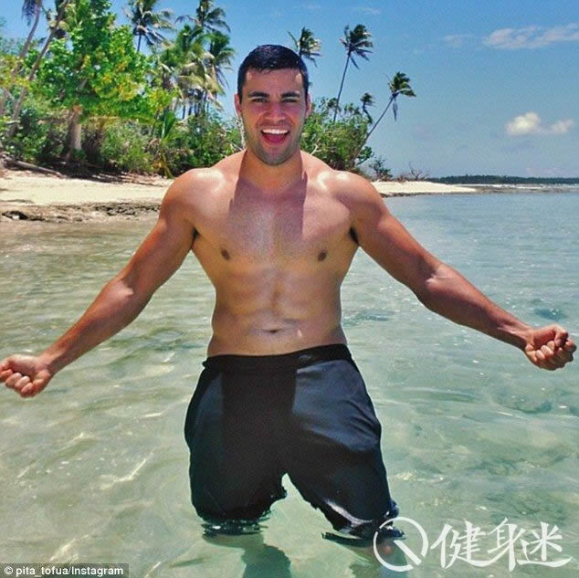 来自太平洋岛国的肌肉男 汤加旗手Pita Taufatofua